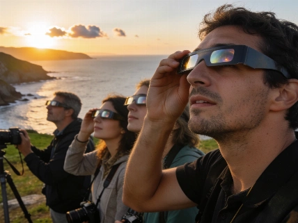 Cloud Cover Uncertainty Threatens Eclipse Viewing Along Spain’s North Coast RUSSPAIN.com