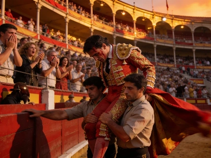 Injury and Controversy Mark Final Bullfight of Santiago Fair in Santander RUSSPAIN.com