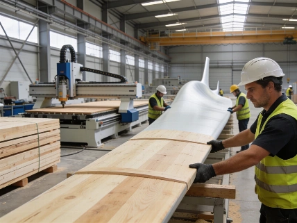 German Firm to Build World's First Wooden Wind Turbine Blade Factory in Navarra RUSSPAIN.com