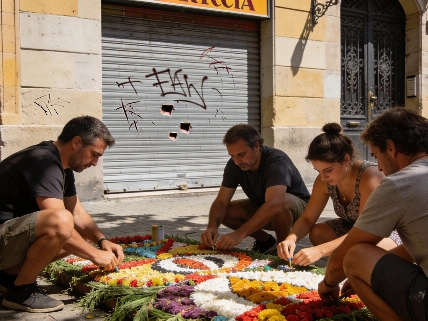 Security Incident and Heat Measures Mark Gràcia Festival Preparations RUSSPAIN.com