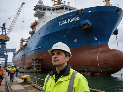Asturias to launch the Edda Fjord, its largest offshore support vessel RUSSPAIN.com