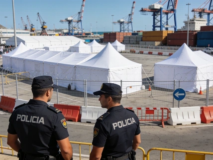 Ceuta port migrant camp halted amid security standoff RUSSPAIN.com
