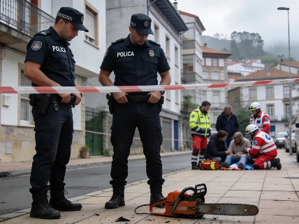 Chainsaw Attack in Getxo Leaves Several Injured, Police Investigate RUSSPAIN.com