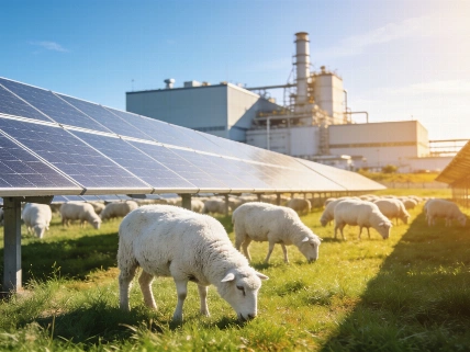 Volkswagen Turns to Sheep to Maintain Massive Solar Park in Poland RUSSPAIN.com