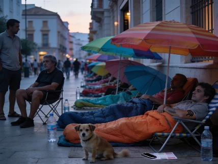 Arde Bogotá fans turn a ticket queue into an overnight vigil in Cartagena RUSSPAIN.com