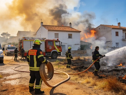 Wildfire forces evacuations and lockdown in Tordera neighborhoods RUSSPAIN.com