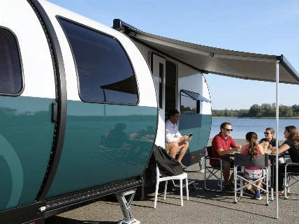 Beauer X8 Caravan Expands Into a Full Apartment at the Touch of a Button RUSSPAIN.com