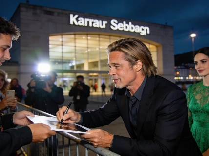 Brad Pitt turns San Sebastián red carpet into a two-hour fan event RUSSPAIN.com