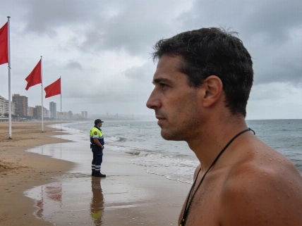 Red Flags Close Badalona, Montgat and Sant Adrià Beaches After Rain RUSSPAIN.com
