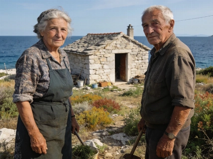 A Croatian Couple Spends Over 50 Years Alone on a Remote Island RUSSPAIN.com
