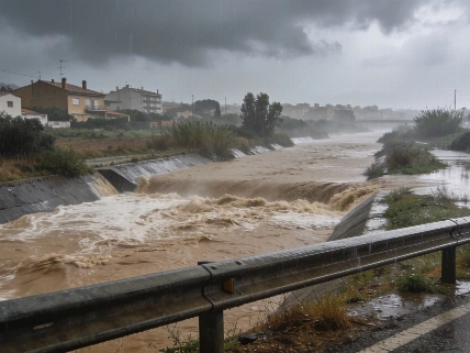 Red alert hits Barcelona outskirts over extreme rainfall threat RUSSPAIN.com