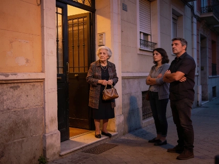 Eighty seven year old Maricarmen offered return to her Madrid home after eviction RUSSPAIN.com