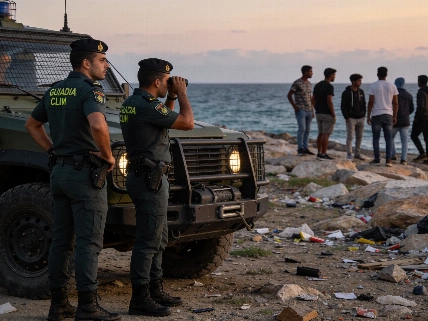 Ceuta identifies 21 Moroccan migrants after stone attack on patrol RUSSPAIN.com