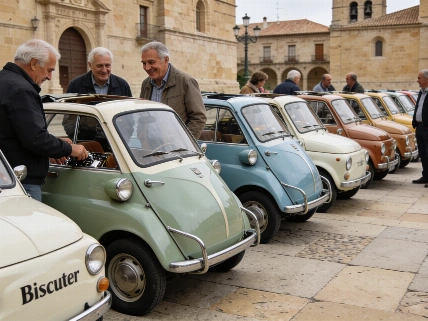 Thirteen Biscuter Microcars Turn Zamora into a Moving Museum RUSSPAIN.com