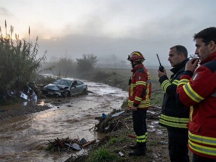 Driver dies after car swept away by flash flood in Olivella RUSSPAIN.com