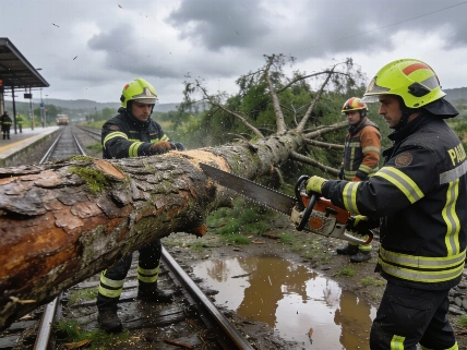 Storms Disrupt Transport and Cause Flooding Across Catalonia RUSSPAIN.com