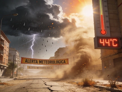Heatwave Peaks: 44°C and Severe Storms Hit Southeast Spain RUSSPAIN.com
