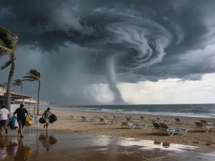Orange alert for severe storms in the Valencian Community RUSSPAIN.com