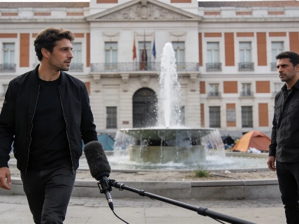 Man shoves Horizonte reporter during live Madrid broadcast RUSSPAIN.com