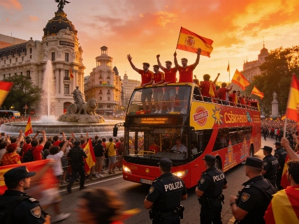 Madrid Prepares for Massive Traffic Disruptions as La Roja Celebrates World Cup Win RUSSPAIN.com