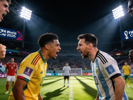 Tension Erupts Between Bellingham and Messi in World Cup Stoppage Time RUSSPAIN.com