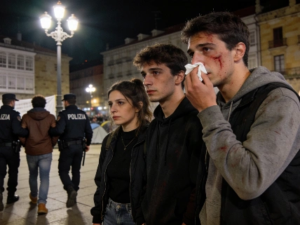 Violent Attack Shakes Housing Protest in Oviedo RUSSPAIN.com