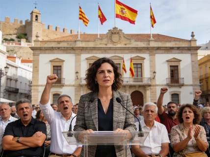 Melilla Day ceremony erupts as minister faces boos and Feijóo wins applause RUSSPAIN.com