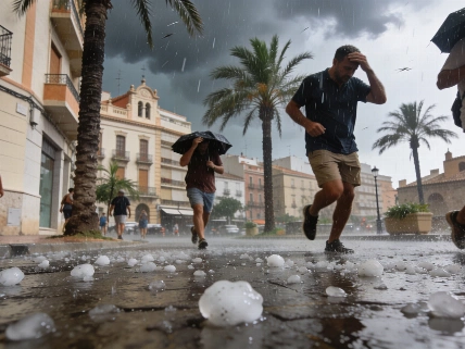 Aemet Issues Orange Alert for Severe Storms and Hail in Valencia Region RUSSPAIN.com