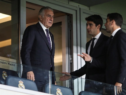 Florentino Pérez threatened to leave the Metropolitano box RUSSPAIN.com