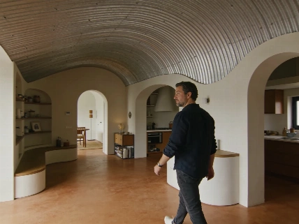 Madrid home turns a hidden roof into a whale-like interior RUSSPAIN.com