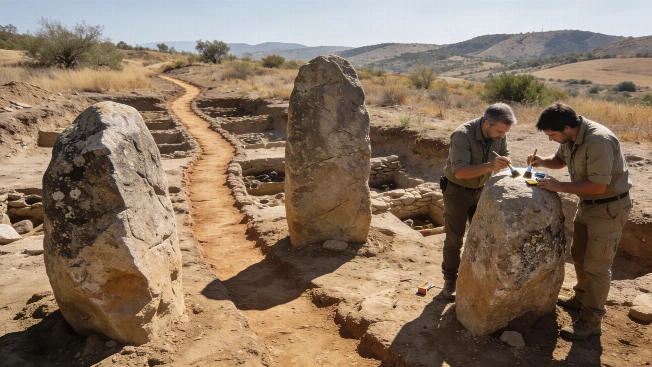 Ancient Stones in Huelva Reveal Forgotten Burial Road RUSSPAIN.com