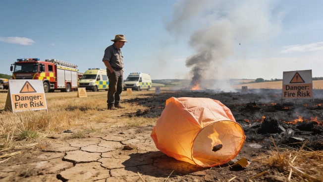 Farmers Demand Total Ban on Sky Lanterns Amid Fire Fears RUSSPAIN.com