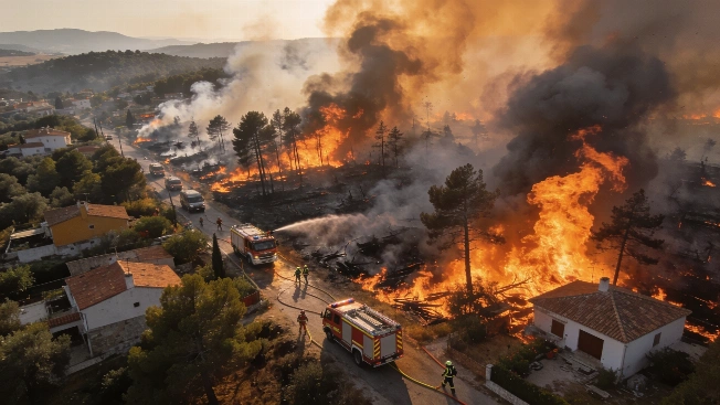 Unstoppable Wildfire in Madrid Forces Mass Evacuations Amid Extreme Weather RUSSPAIN.com