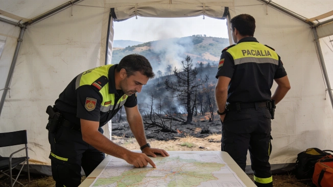 Mañueco Keeps Low Profile as Wildfires Devastate Castilla y León RUSSPAIN.com