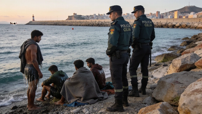Sánchez Blames Human Trafficking Networks After Ceuta Border Breach RUSSPAIN.com