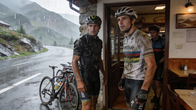 Severe Hailstorm Forces LaVuelta Stage to Halt in Font-Romeu RUSSPAIN.com