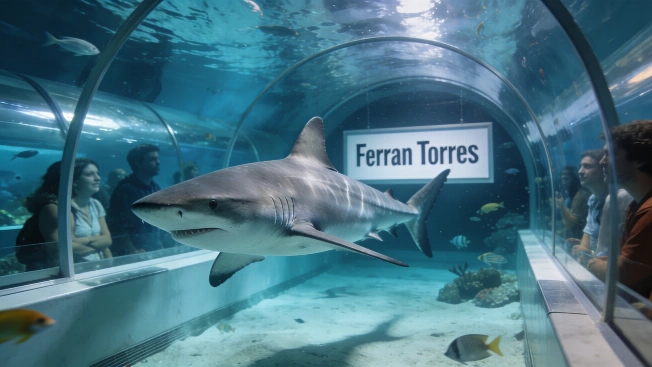 Valencia’s Oceanogràfic Names Grey Shark After Footballer Ferran Torres RUSSPAIN.com
