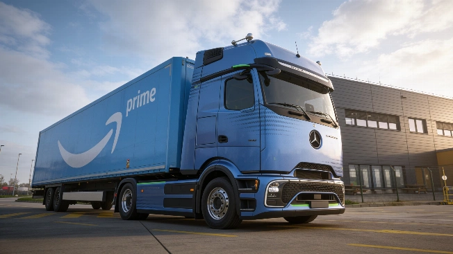 Amazon puts Mercedes eActros 600 electric trucks to work in Germany RUSSPAIN.com