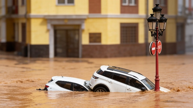 Flash Floods Sweep Through Madrigueras After Torrential Rains RUSSPAIN.com