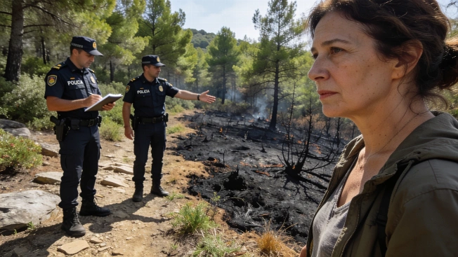 Woman Arrested in Girona for Forest Fire Caused by Cooking RUSSPAIN.com