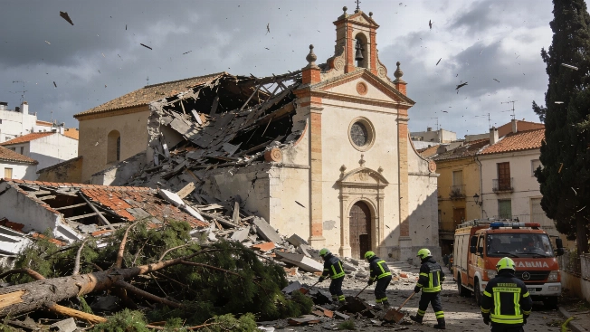 Violent Downbursts Cause Major Damage Across Valencia Province RUSSPAIN.com