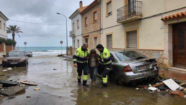 Hundreds Evacuated After Torrential Rains Hit Costa Daurada RUSSPAIN.com