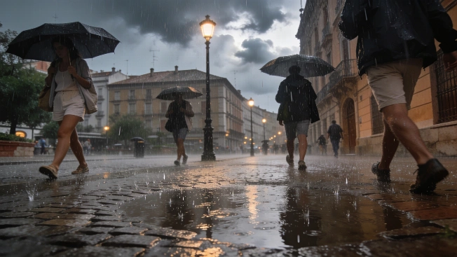 Sharp Drop in Temperatures and Heavy Rains Hit Spain in August RUSSPAIN.com