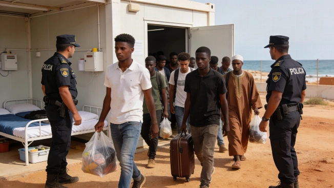 Ceuta Clears El Trampolín Beach, Moves 1,800 Migrants to New Shelters RUSSPAIN.com