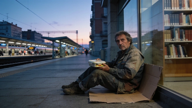 Warehouse Worker with Full-Time Job Forced to Sleep on the Streets RUSSPAIN.com