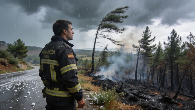 Storms batter Spain as rain and hail sweep the north and center RUSSPAIN.com