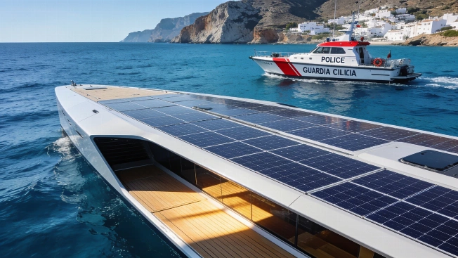 Solar Yacht Mistaken for Drug Boat After 6,000 km Fuel-Free Journey RUSSPAIN.com