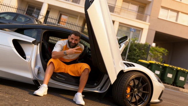 Karim Benzema shows off his McLaren Artura supercar RUSSPAIN.com