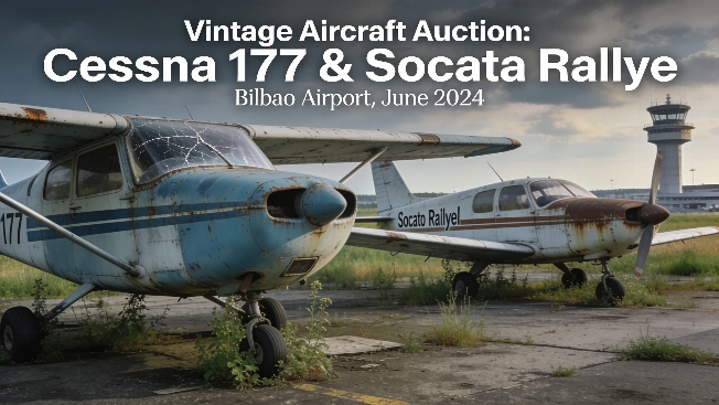 Two Abandoned Historic Planes Up for Auction at Bilbao Airport RUSSPAIN.com