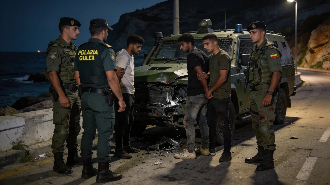 Twelve Moroccan Migrants Arrested After Stone Attack on Soldiers in Ceuta RUSSPAIN.com